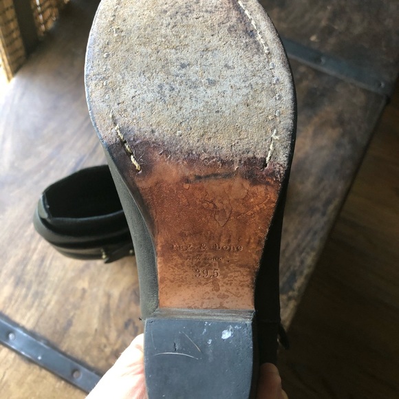 rag & bone black Harrow booties / ankle boots 39.5 - Picture 9 of 16